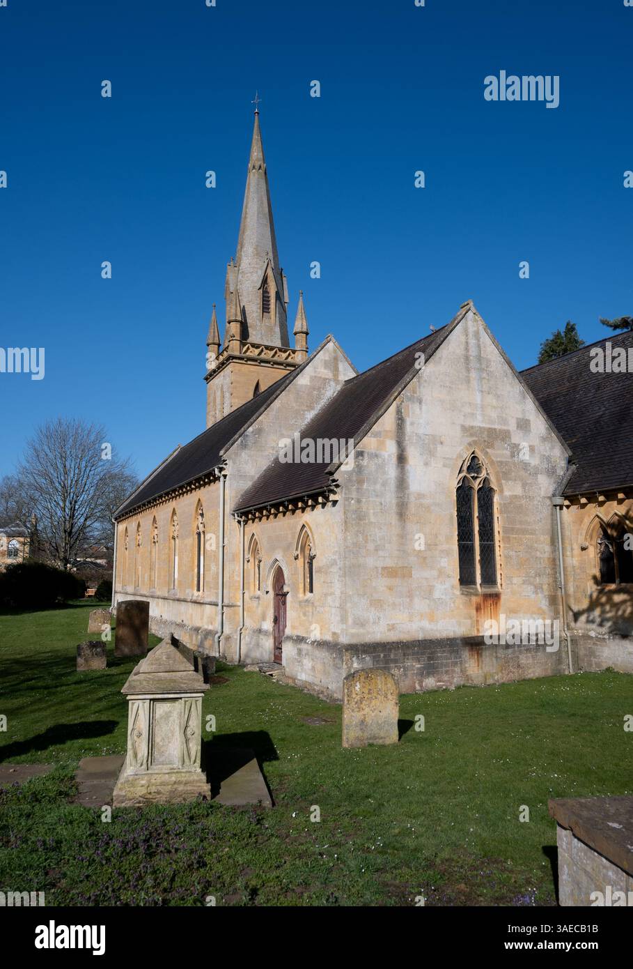 St. David`s Church, Moreton-in-Marsh, Gloucestershire, England, Großbritannien Stockfoto